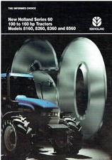 NEW HOLLAND 8160 8260 8360 8560 TRACTOR ORIGINAL 1997 FACTORY UK SALES BROCHURE