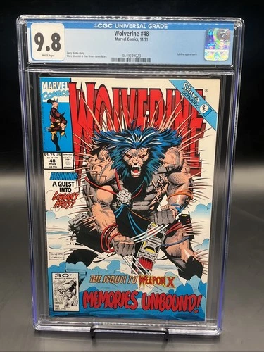 Wolverine #48 (Marvel Comics November 1991) CGC Graded 9.8 White Pages