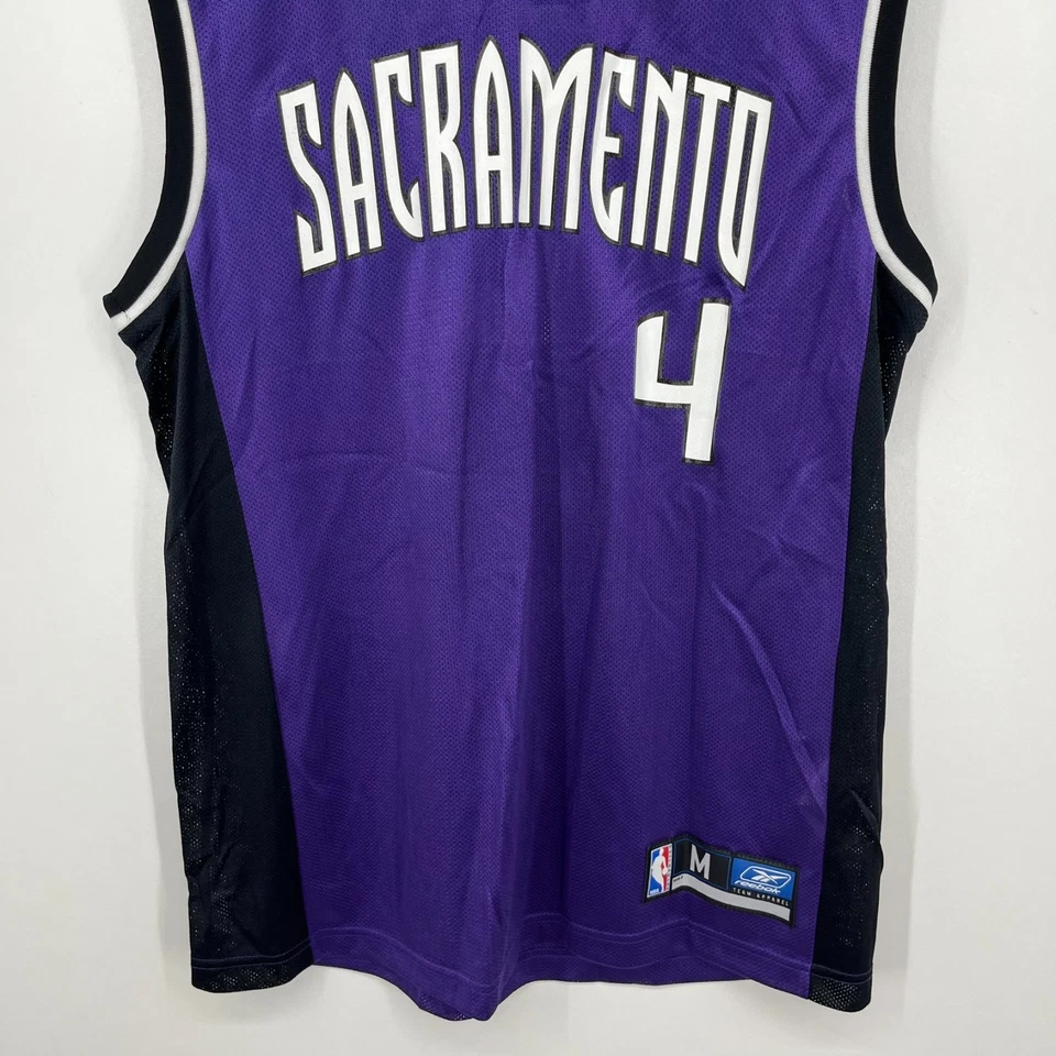 Reebok Chris Webber #4 Sacramento Kings Basketball Jersey Men's M Purple New NWT - Image 3 of 4
