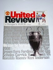 2010 Champions League Group C Match 1**MANCHESTER UNITED v RANGERS***14 Sep 2010