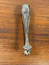 Ancienne Pince à Sucre en Métal Argenté Décors Pattes de Lion (10-21/4)