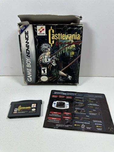 Castlevania: Circle of the Moon Nintendo Game Boy Advance, Cartridge & Box Only