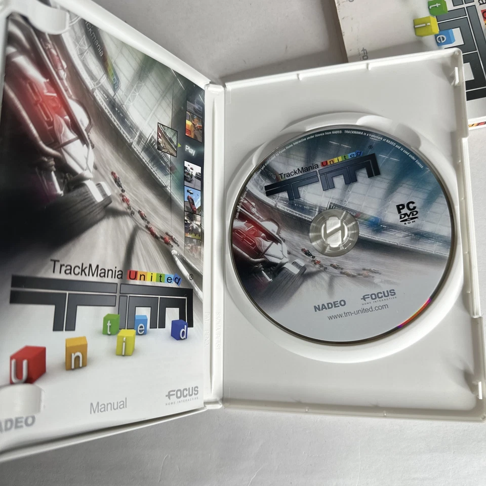 PC Trackmania United Windows 2000, XP, Vista 2006 RARO FUERA DE SERVICIO DIFÍCIL DE ENCONTRAR Foto 3 de 3
