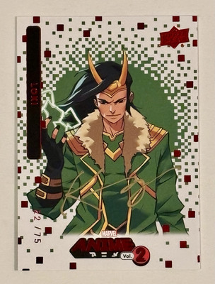 2023 Upper Deck Marvel Anime Loki Kenny Kong Autograph 22/75 Card