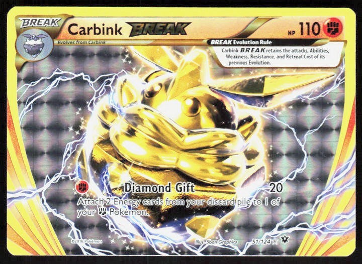 Pokemon Fates Collide CARBINK Break 51/124 A05
