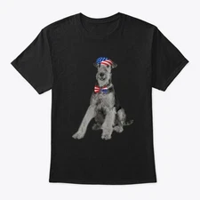 Airedale Terrier American Patriotic Dog T-Shirt Made in the USA Size S to 5XL
