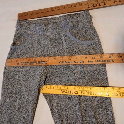 Danskin Now Girls Size S 6-6X Rayon Jogger Pants Gray Elastic Waist Pockets GUC - Picture 6 of 11