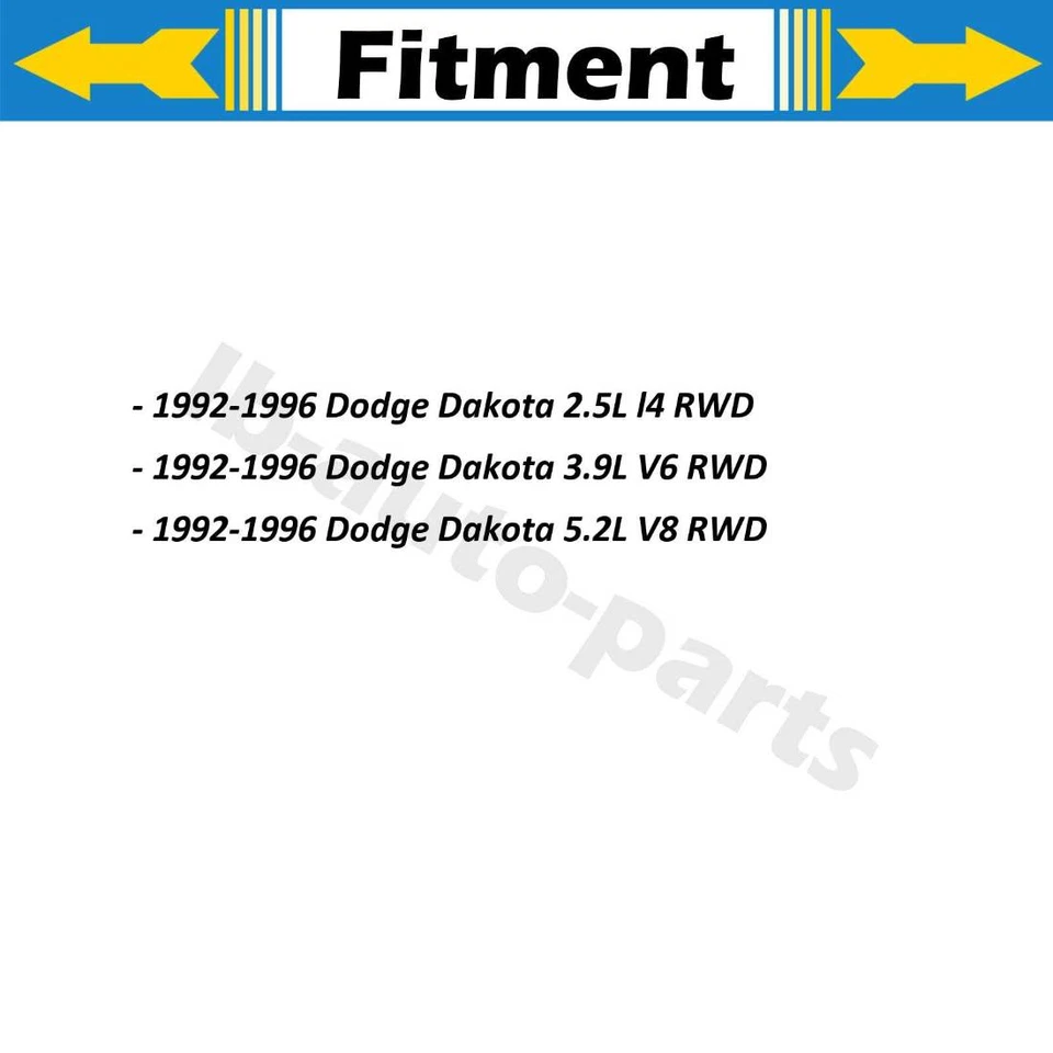 2X Manguera de línea de freno delantero Sunsong para Dodge Dakota 1992 1993 1994 1995 1996 Foto 2 de 4