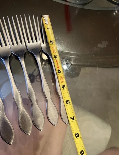 5 Oneida Twilight Tafelgabeln 1881 Rogers Edelstahl - Bild 3 von 4