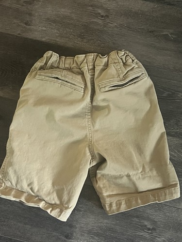 Gap Boys Performance Shorts Khaki Adjustable Waist Size 8 - Picture 2 of 7