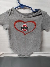 Ohio State Buckeyes Embroidered  Infant Bodysuit (Newborn)- 18 mo