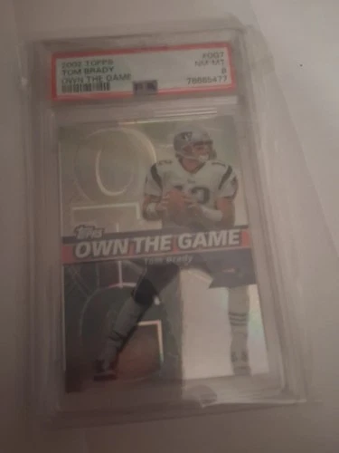 Tom Brady 2002 Own The Game PSA 8