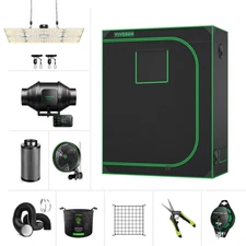 VIVOSUN GIY-B42 Smart Grow Tent Kit w/ 200W LED Grow Light,Wifi-Control Auto