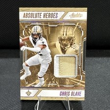 2024 Panini Absolute Chris Olave Heroes Patch 57/99 #AHM-COE Saints Triple Patch