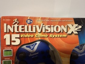 2005 INTELLIVISION X2 15 VIDEO GAME SYSTEM PLUG AND PLAY 2 CONTROLLERS