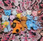 12x Bears BEANIE BABIES LOT ~MWNMT Near Mint ~ TY Plush Stuffed Animal VTG