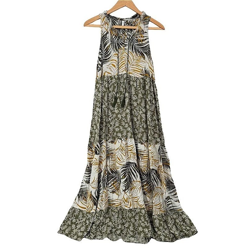 knee length dresses for ladies Baltic Born Womens Katherine Maxi Dress | Dusty Green Floral