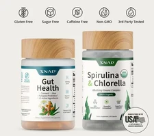 Gut Health & Spirulina Chlorella Bundle –Digestive, Detox & Antioxidant Support