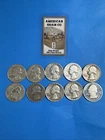 LOT of (10) 90% Silver Quarters