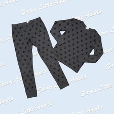 S6/7 Black Skull Pajama Set