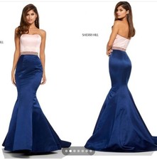 10 Formal Gown lot (Various Desingers) & Jewelry 