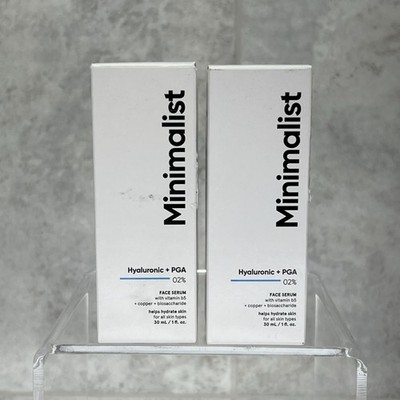 2 Pack! 2% Hyaluronic Acid Serum-  Face,Intense Hydration,Glow Lesser Fine Line