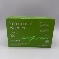 Immunocal Booster Super Food Red & Green’s Immunotec 30 Pouches  Factory Sealed