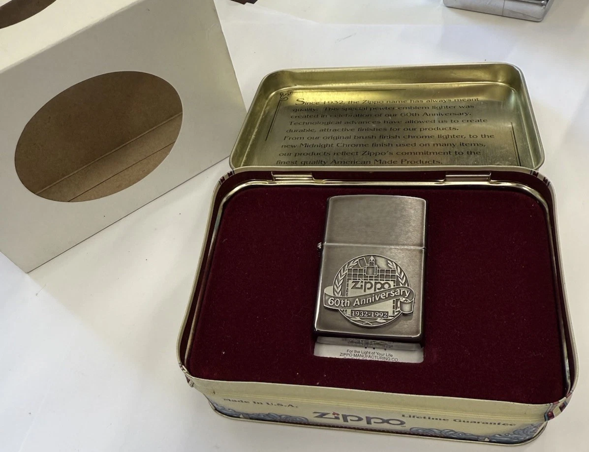 Zippo 60th Anniversary Lighter for sale | eBay Zippo 60th Anniversary Lighter for sale | eBay