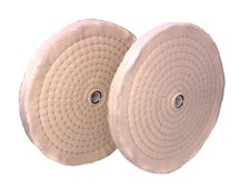 1 Pack 8" x 60 ply 5/8 Inch Arbor Hole Stitched cotton polishing buffing wheel