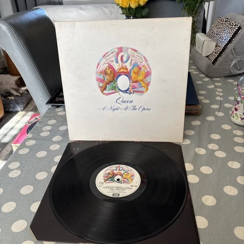 QUEEN A Night At The Opera 'Blair's' LP -2/-2 1975 1ST UK Press VG+/VG+ Embossed