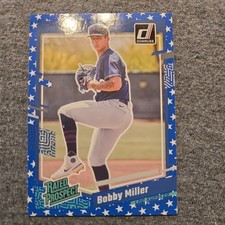 Bobby Miller 2023 Donruss Baseball Rated Prospect Base Independence Day #41