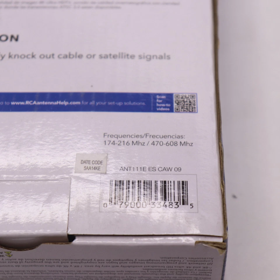 Antena de TV y FM para interiores RCA Foto 2 de 4