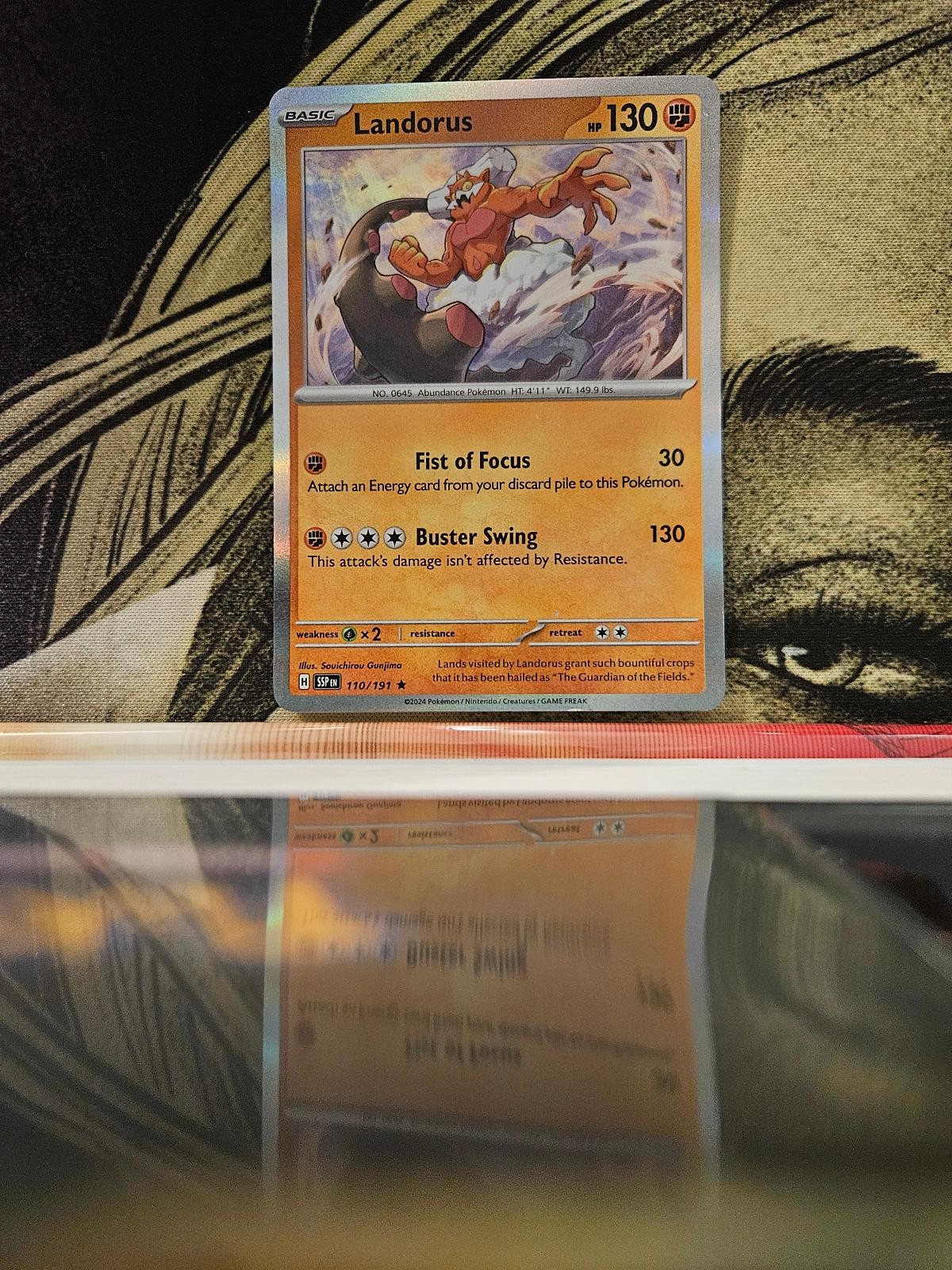 Landorus 110/191 Rare Surging Sparks Pokemon Holo Lightly Played