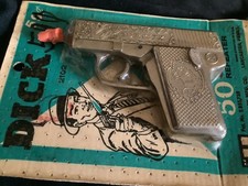 Vintage Cap Gun “ Dick “ Mini- 45 ( Hubley) / New - Sealed On Card