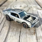 Vtg 1969 Mattel Hot Wheels HK Redline Chrome King Kuda Club Car Dark Interior