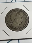 1906 Barber Half Dollar 90% Silver Circulated US Coin