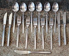 16 PC WMF Cromargan Germany Stainless Cutlery Flatware Spoons Forks Knives + 4