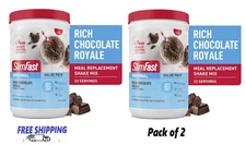 SlimFast Original Rich Chocolate Royale Meal Replacement Shake 20.18 Oz (2 Pack