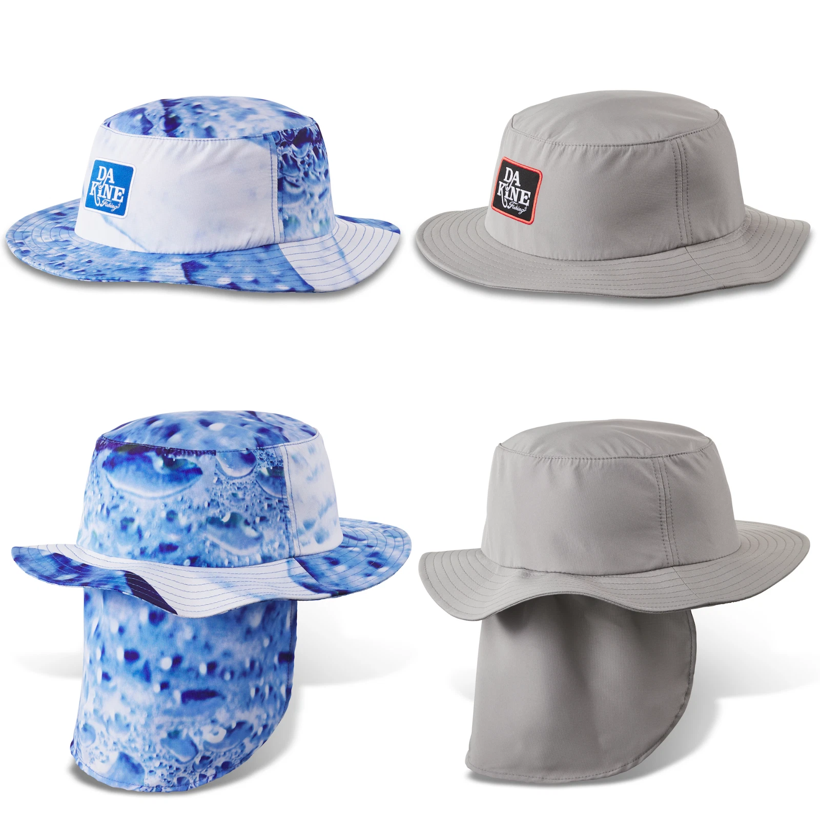 Dakine Abaco Bucket Hat With Neck Cape NEW Fishing Boonie wide brim kayak