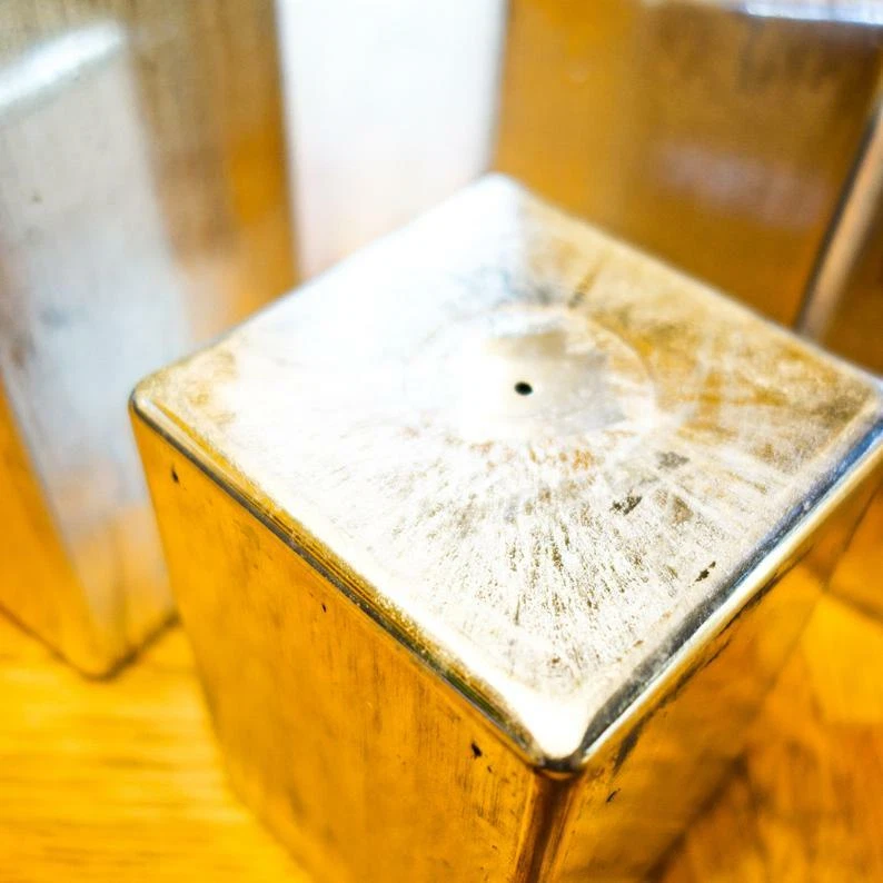 Square Metal Pillar Candle Mold, Aluminum Candle Making Mold, Large Candle Mold - Image 3 of 3