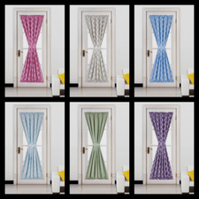 1PC FRENCH DOOR CURTAIN PANEL PRINTED FOAM LINED SIZE 55"W X72"L NEW STYLE ELLA