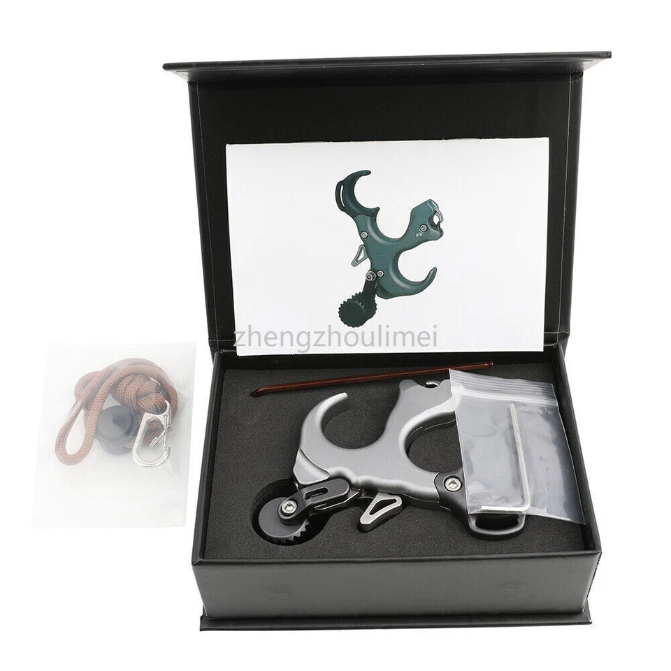 Compuesto de liberación de arco ajustable de 3 dedos ayuda a liberar pulgar Foto 4 de 4