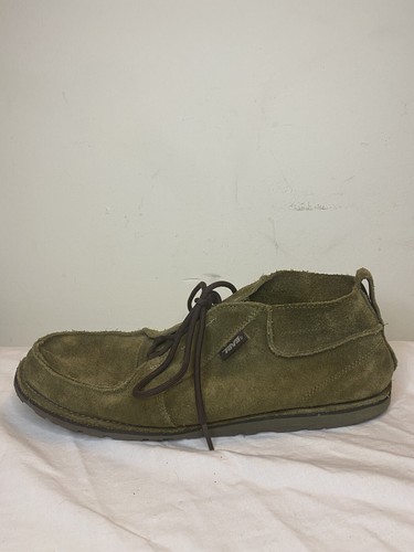 Teva Mush Atoll Dark Olive Suede Chukka 