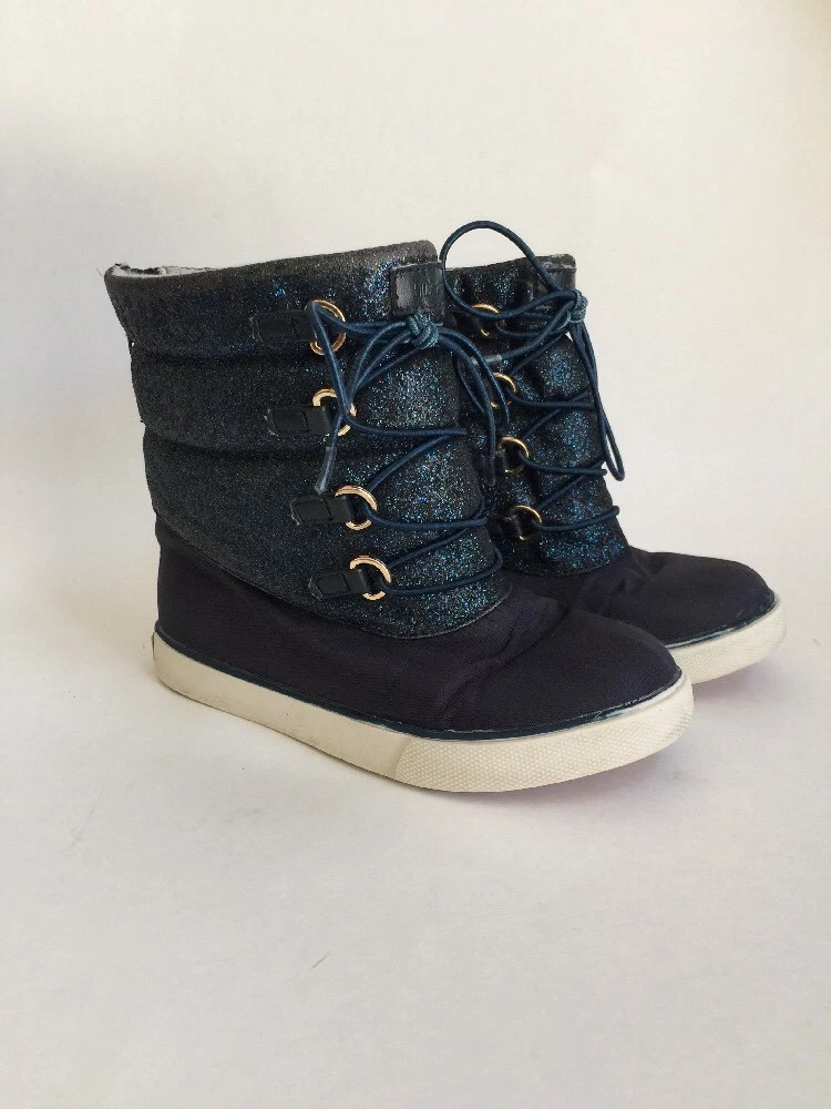 Tommy Hilfiger Toddler Girl Snow Peacoat Boots Blue Size 10 |