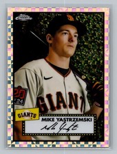 2021 Topps Chrome Platinum Anniversary X-FRACTOR - #329 Mike Yastrzemski