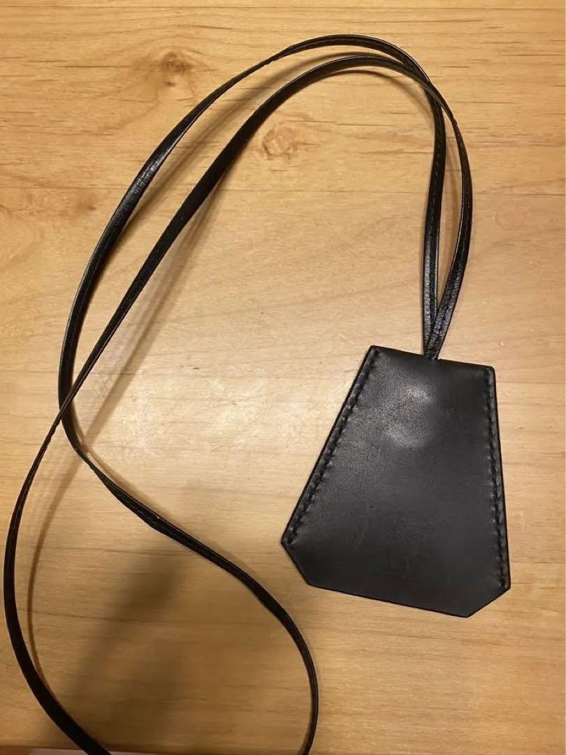 HERMES Leather Clochette Necklace Martin Margiela Key Ring HERMES Leather Clochette Necklace Martin Margiela Key Ring