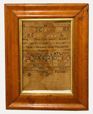 Ann Baker - Gerahmt 1747, George Ii Stickmuster.