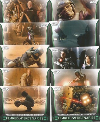 Star Wars Bounty Hunters Feared Mercenaries: Jango Fett Inserts PICK YOUR CARD