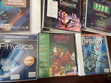 pick from educational binders / teachers transparencies