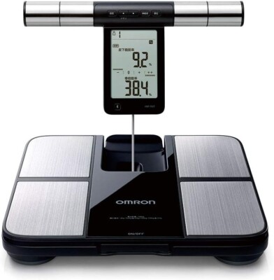 OMRON HBF-702T Body Composition Body Scan Digital Monitor Bluetooth  Black 